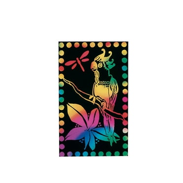 Melissa & Doug Scratch Art Doodle Pad 16 placas de arte rasguño-De Madera Stylus 15947 Melissa & Doug Scratch Art Doodle Pad 16 placas de arte rasguño-De Madera Stylus 15947